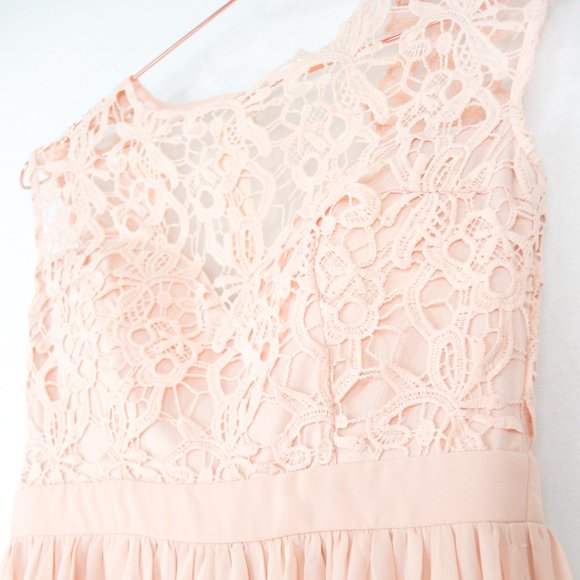Maniju Blush Size M Formal Dress - Picture 5 of 10